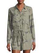 Camouflage Long-sleeve Romper