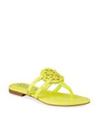 Clara Neon Medallion Thong Flat
