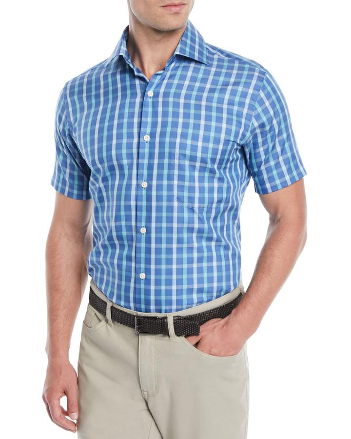 Men's Crown Soft Adrian Grand Tattersall Short-sleeve