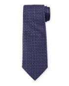 Textured Neat Circle-print Tie