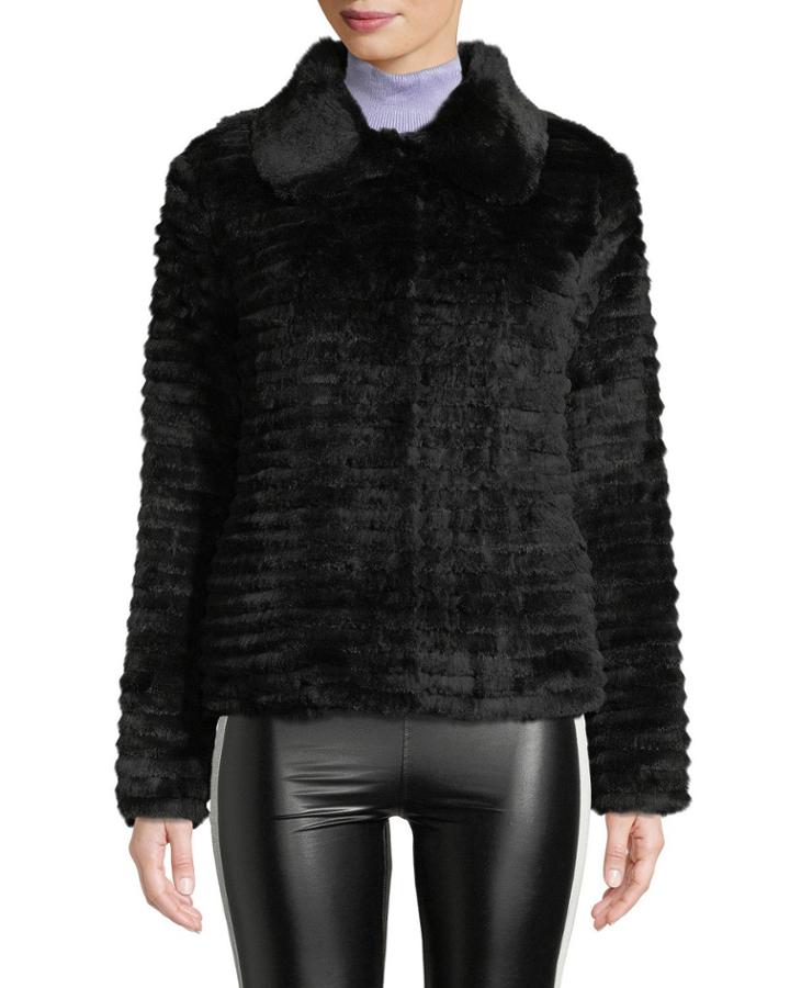 Reversible Rabbit-to-ski Jacket, Black