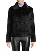 Reversible Rabbit-to-ski Jacket, Black