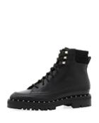 Soul Rockstud Leather Combat Boots