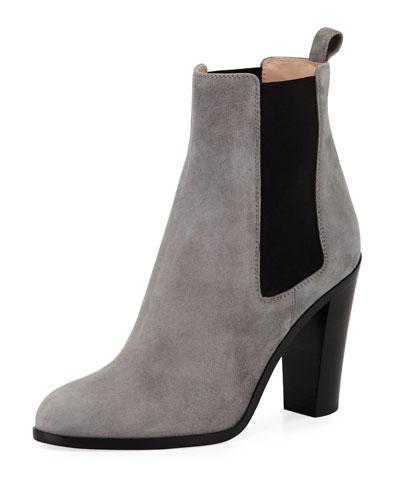 Suede Stretch-gore Bootie