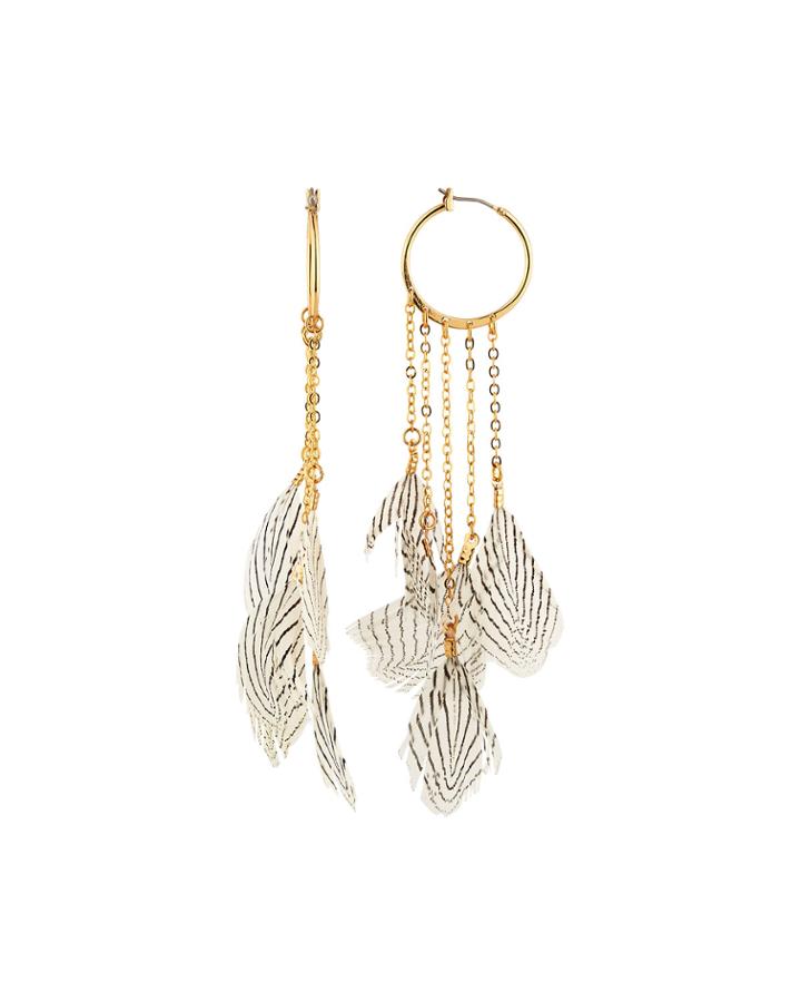 Feather Statement Earrings
