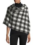 Buffalo Check Scarf With Arm Holes