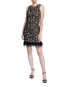 Faux Feather Sleeveless
