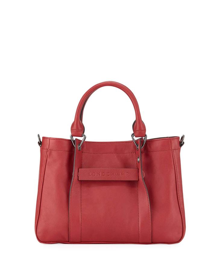 Small 3d Calf Leather Tote Bag