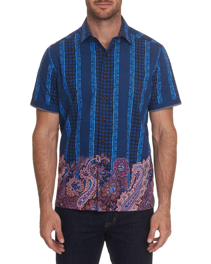 Men's Mixed-print Short-sleeve