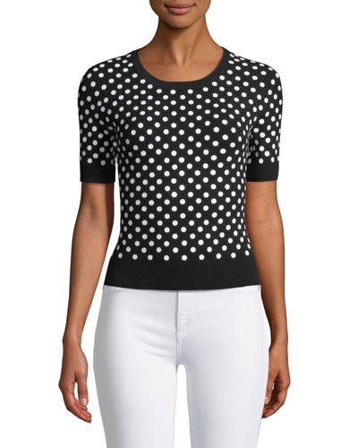 Sequined Short-sleeve