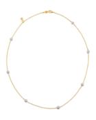 Delicate Pave Diamond-station Necklace