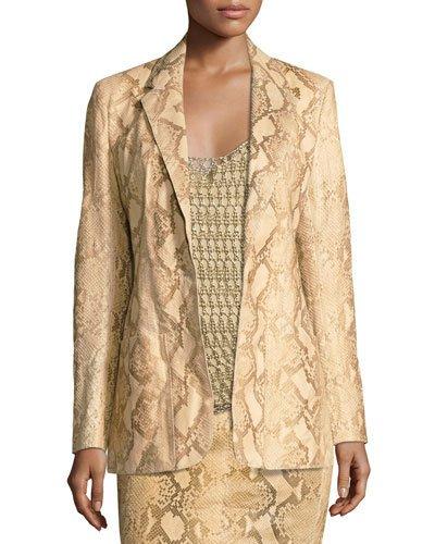 Augustine Python Jacket,