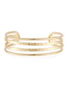 Wavy Metal Stripe Bangle Bracelet