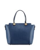 Leather Satchel Tote Bag