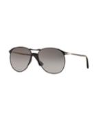 Men's Po2649s Metal Aviator Sunglasses - Polarized