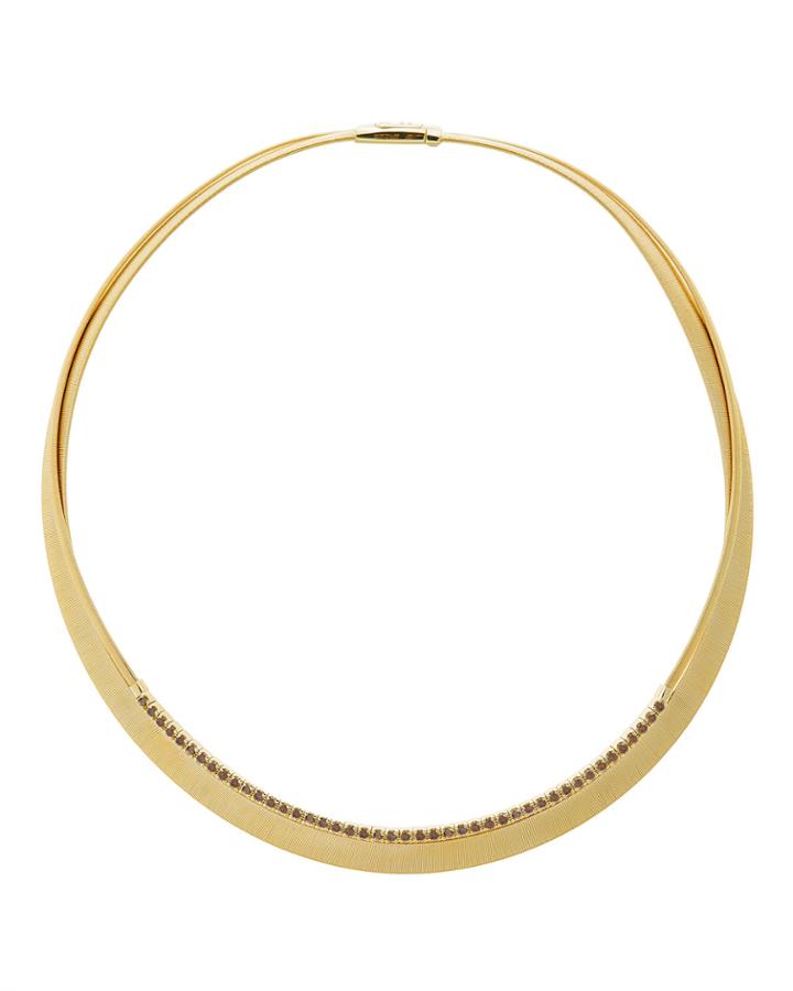 Masai 18k Two-strand Brown Diamond Necklace