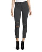 Margot High-rise Skinny Ankle Jeans With Holes