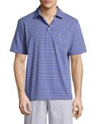 Grandfather Seaside Striped Polo