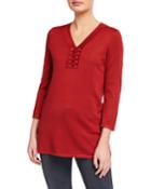 V-neck Tunic With Front