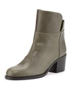 Millreef Leather Low Equestrian Boot, Green