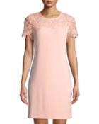 Lace-yoke Jersey
