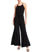 Elsie Embroidered Wide-leg Jumpsuit