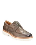Men's Atomic Wing-tip Leather Derby