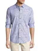 Floral-jacquard Cotton