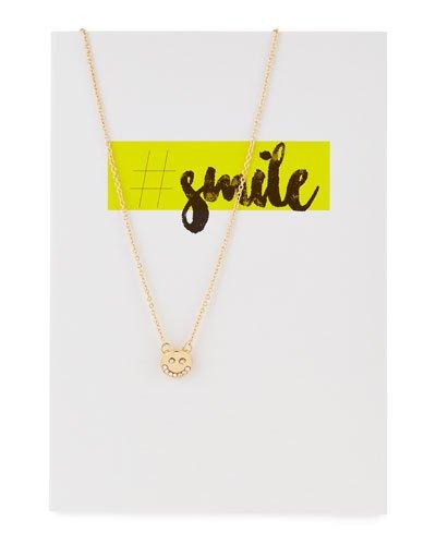 Smiley Necklace With Card