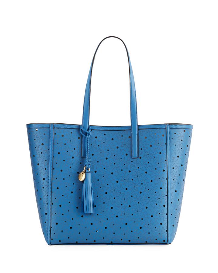 Natalie Laser-cut Floral Tote Bag