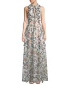 Sophie Floral-print Ruffle Gown
