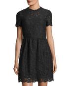 Lace Fit-&-flare Dress
