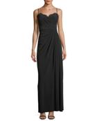 Draped Gown With