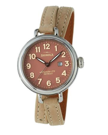 34mm Birdy Double-wrap Watch, Pink
