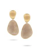 Lunaria 18k Yellow Gold Earrings W/ Orthoclase