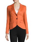 Two-button Cashmere Blazer, Amber
