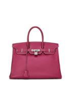 Vintage Candy Birkin Epsom Leather Satchel Bag, Pink