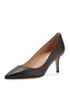 Pointed-toe Low Pump, Black