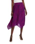 Stripe Pleated Handkerchief