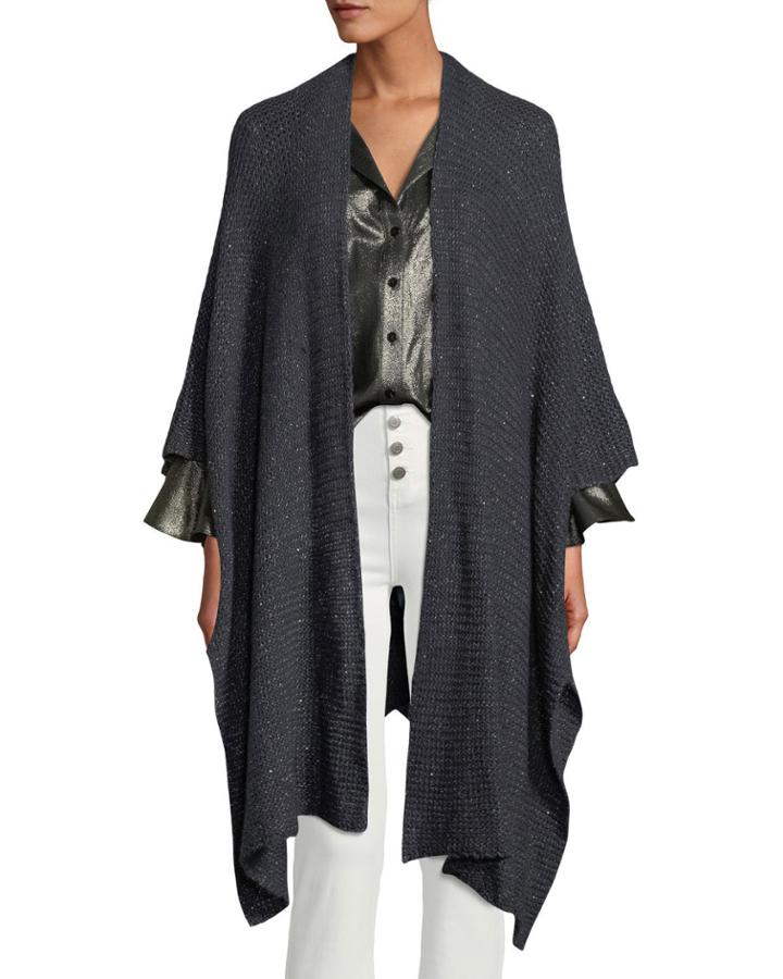 Sequined Chenille Wrap