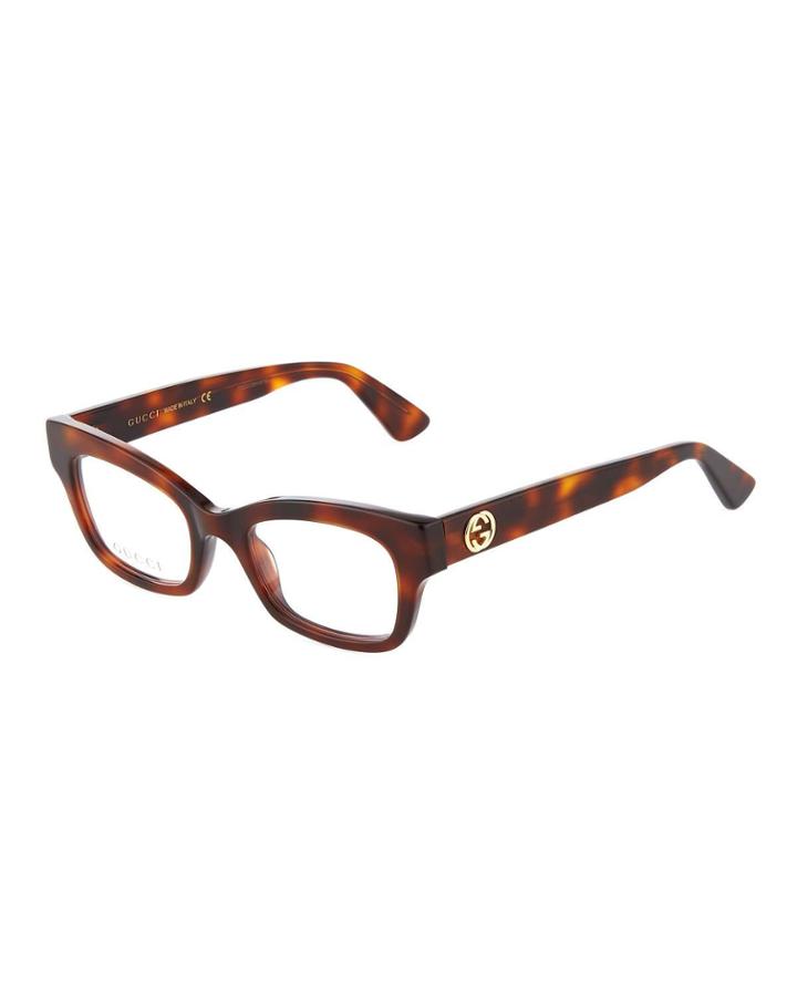 Square Cat-eye Acetate Optical Glasses
