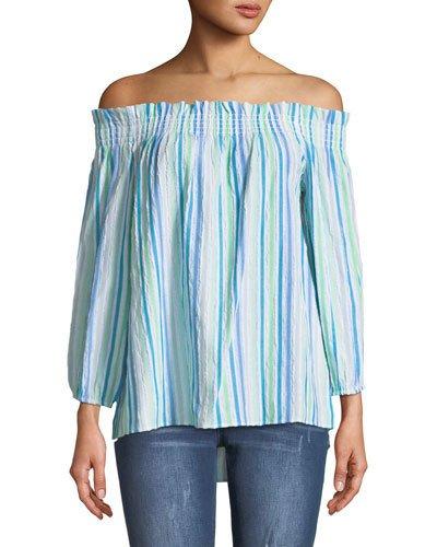 Off-the-shoulder Ruched