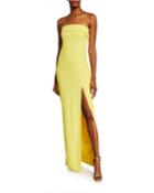 Oliver Strapless Column Gown With