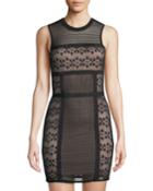 Hola Mamacita Lace Illusion Bodycon Dress
