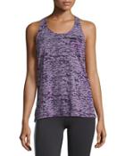 Lucy Burnout Tank, Purple Pattern