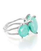 Rock Candy Three-stone Ring, Turquoise