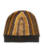 Zigzag Patterned Beanie