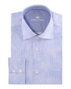 Men's Wyatt Long-sleeve Leaves And Stripe Print