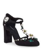 Broccato Mary Jane Pumps