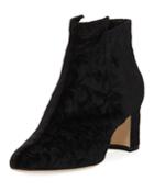 Belina Velvet Ankle Boot, Black